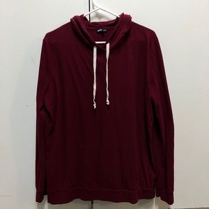Express Maroon Hoodie